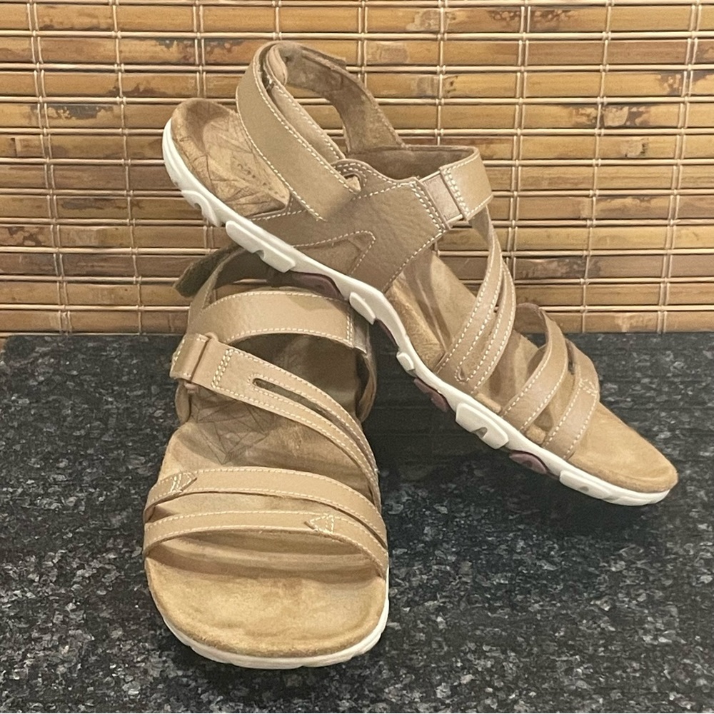 EUC Merrell Sandspur Rose Convert Tobacco/Pom Women’s Sandals US 9 EU 40 J002692